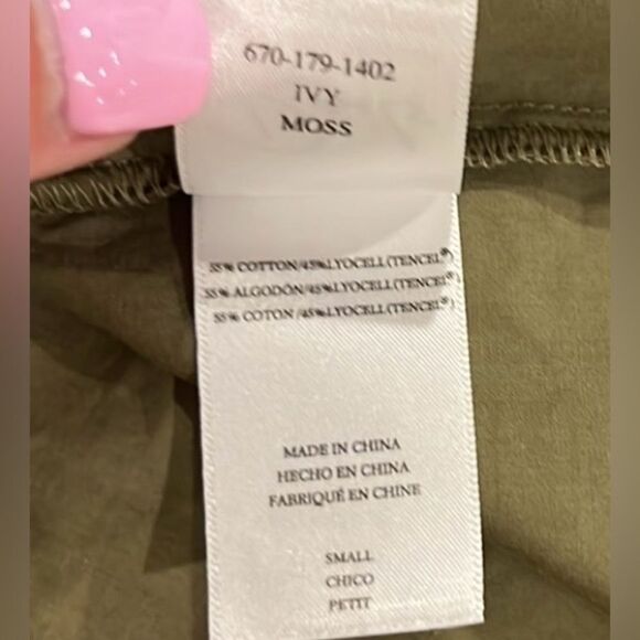 Rails ivy moss long sleeve tiered, mini shirt dress size small - Picture 10 of 11